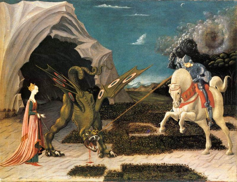 UCCELLO, Paolo St. George and the Dragon at China oil painting art